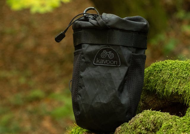 Bag on the background of the forest