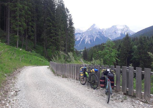 The road to the Dolomites. Austria 2019
